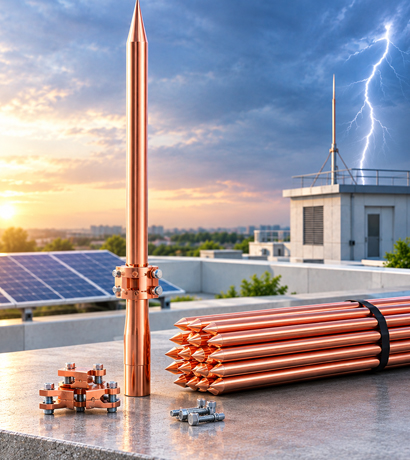 16 Mm Copper Bonded Lightning Arrester Rod