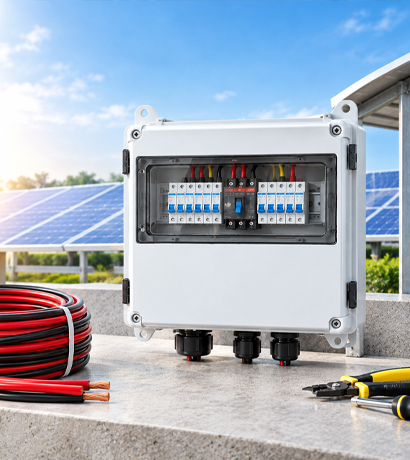 3 String Solar DC Distribution Box